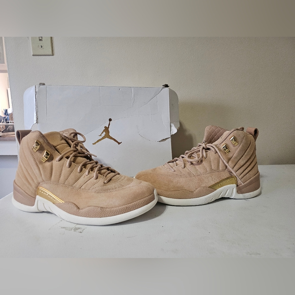 Womens Air Jordan 12 Retro Vachetta Tan Women's Size 10.5 NIB